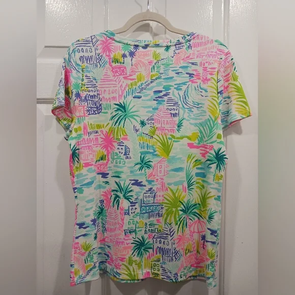 Lilly Pulitzer Halee Top XL - Picture 3 of 6